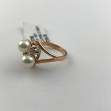 Pearl Diamond Accents Ring