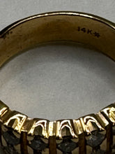 14K Yellow Gold 1CT Diamond Band, Pre-owned item #175778