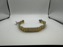 Unisex Solid 14K Yellow Gold & Diamond Men's or Women's 8" Bracelet Approx. 54g