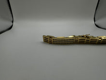 Unisex Solid 14K Yellow Gold & Diamond Men's or Women's 8" Bracelet Approx. 54g