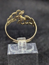 Vintage BEVERLY HILLS GOLD 14K Yellow Gold Leaf Filigree Open Work Ring - Sz 8.5 Preowned item #89008A