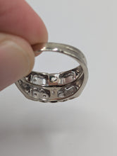 Gorgeous Antique-Style 14k White Gold Diamond Ring Set, .55CTW, Size 8.25