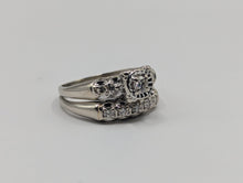 Gorgeous Antique-Style 14k White Gold Diamond Ring Set, .55CTW, Size 8.25