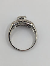 Gorgeous Antique-Style 14k White Gold Diamond Ring Set, .55CTW, Size 8.25