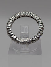 1.75 Ct Round Bar Set Diamond Eternity Wedding Band Ring in Platinum, Pre-owned item #266935b