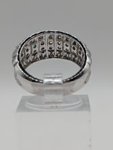 Ladies 14K White Gold .53CT Diamond Convex Band, SZ 6.75 5.5g Preowned item #522rg361w