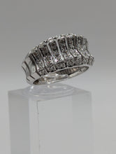 Ladies 14K White Gold .53CT Diamond Convex Band, SZ 6.75 5.5g Preowned item #522rg361w