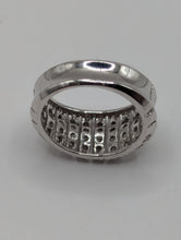 Ladies 14K White Gold .53CT Diamond Convex Band, SZ 6.75 5.5g Preowned item #522rg361w