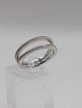 Set of 2 - Ladies 18K White Gold Bands SZ 5.75 - 3.2DWT #V37696