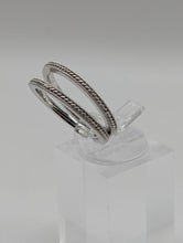 Set of 2 - Ladies 18K White Gold Bands SZ 5.75 - 3.2DWT #V37696