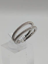 Set of 2 - Ladies 18K White Gold Bands SZ 5.75 - 3.2DWT #V37696