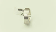 Men's 14K White Gold Diamond Wedding Band Ring, Pre-Owned Item #T12099