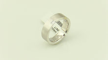 Men's 14K White Gold Diamond Wedding Band Ring, Pre-Owned Item #T12099