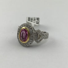 Pink Sapphire and Diamond