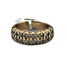 14K Yellow Gold 1CT Diamond Band