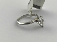 Solitaire Engagement Ring in 14K White Gold