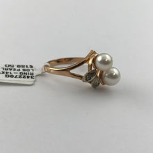 Pearl Ring in Solid 14K Yellow Gold